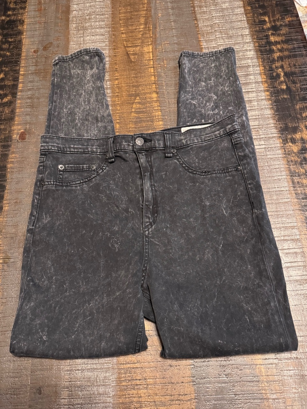 Rag & Bone Jean Justine Skinny Rosebowl Black Color Size 31